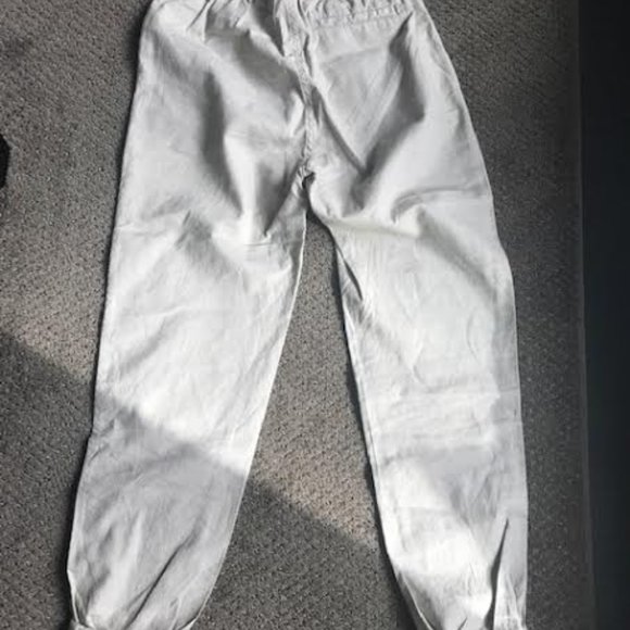 Tan Linen Drawstring Pants from Roots - Picture 2 of 3